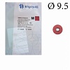 Диски полировочные RoundFlex №2217C Грубые (бордо) 9,5 мм 50шт, Kagayaki